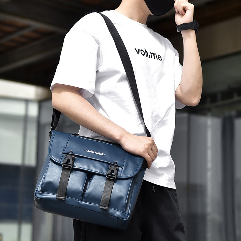 Men's Fashion Casual Large Capacity Wear-resistant Overalls Functional Messenger Bag