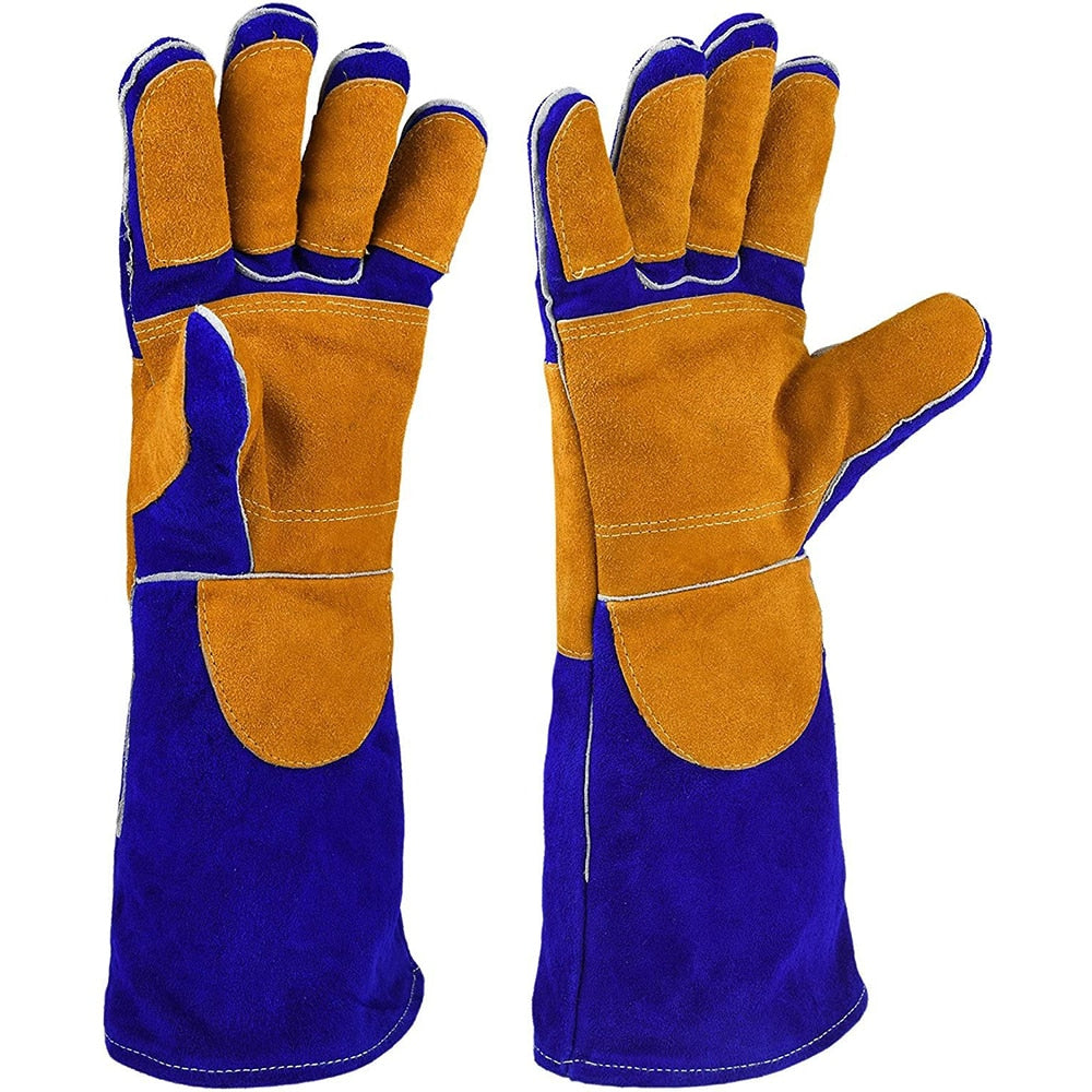 Industrial welding labor insurance leather gloves