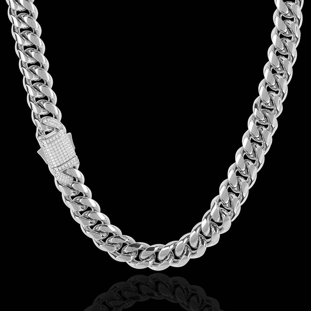 Stainless Steel Cuban Chain Men's Necklace