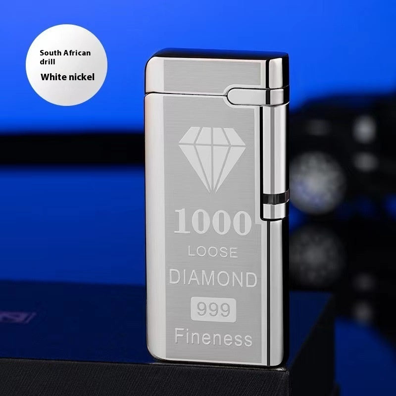 Inflatable Induction Windproof Touch Metal Electronic Lighter