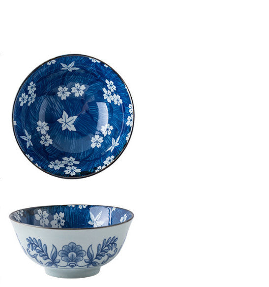 Tableware Set Of High Temperature Underglaze Colored Ceramic Bowl