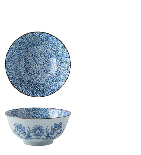 Tableware Set Of High Temperature Underglaze Colored Ceramic Bowl