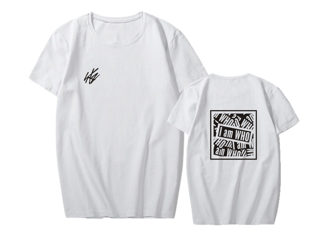 Straykids combination I am WHO should support clothes men and women with short-sleeved T-shirts