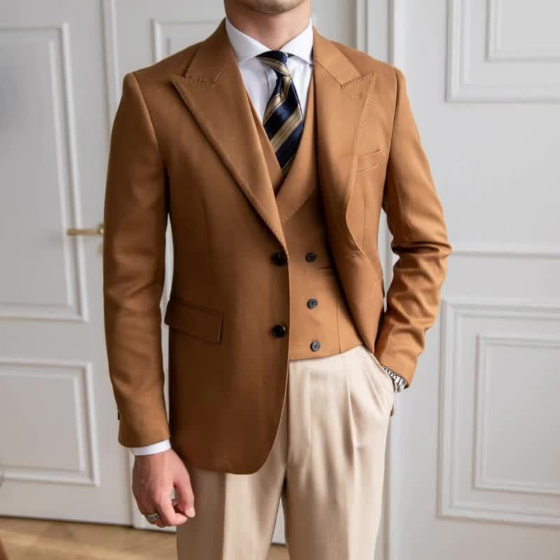 Business Slim-fitting Suit Men's British Jacket