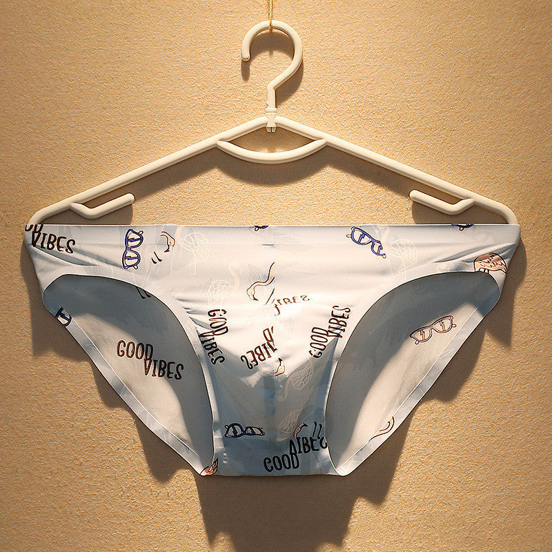 Artistic Men's Ice Silk Seamless Underwear