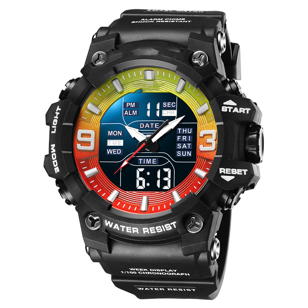 Men's Sports Waterproof Multifunctional Electronic Watch