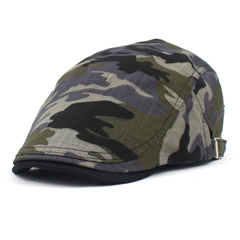 Camouflage Beret New Cotton And Linen Breathable