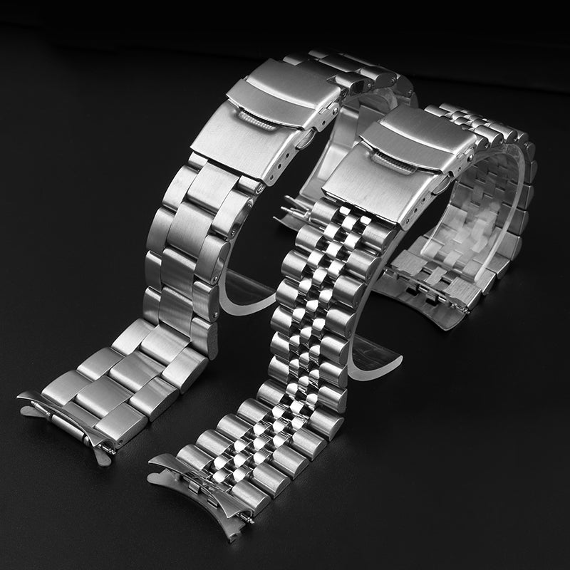 Solid Stainless Steel Bracelet With Five Beads Diving