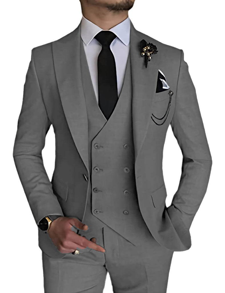 Business Casual Men's Three-piece Suit