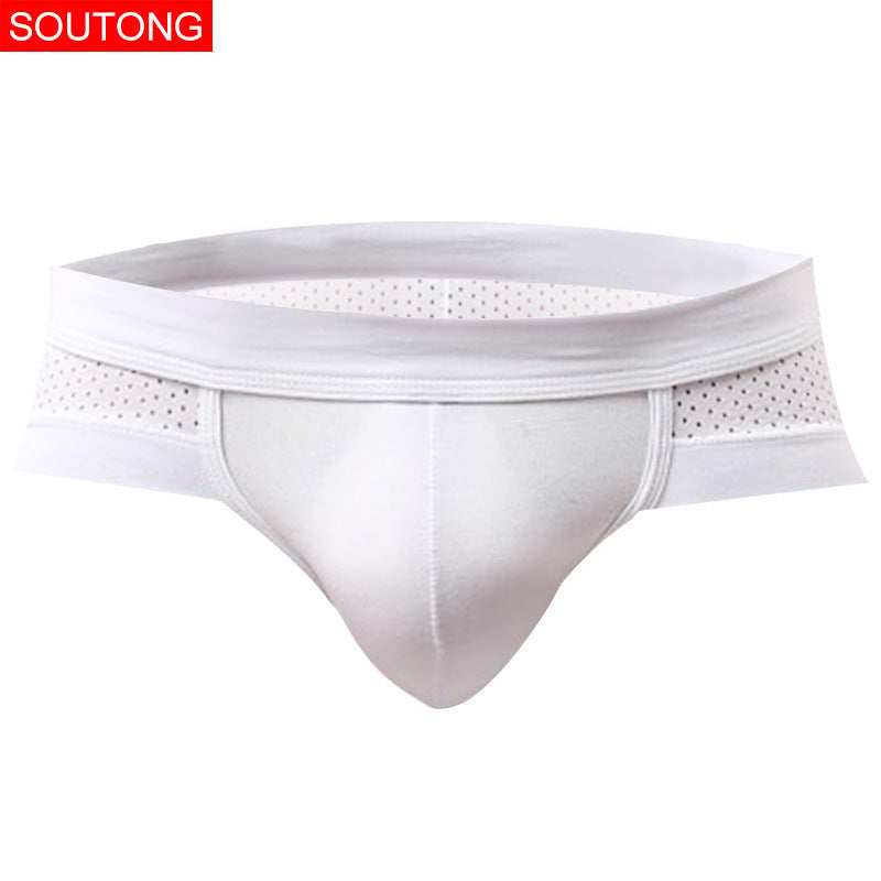 Men's Underwear Recycled Fiber Comfortable Mesh Moisture Absorption Breathable Men's Briefs