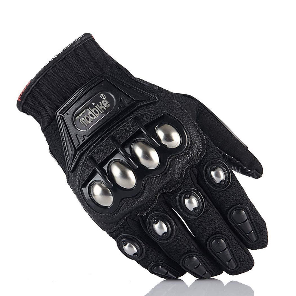 Motorcycle With Touch Riding Gloves