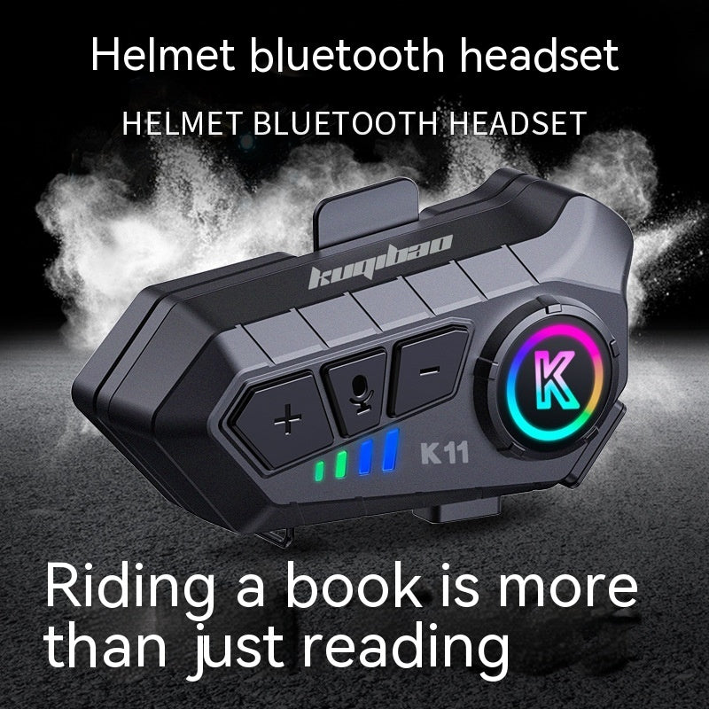 Motorcycle Helmet Heavy Bass Long Endurance Waterproof Bluetooth Headset