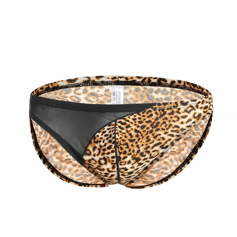 Men's Underwear Leopard Pattern Men's Briefs