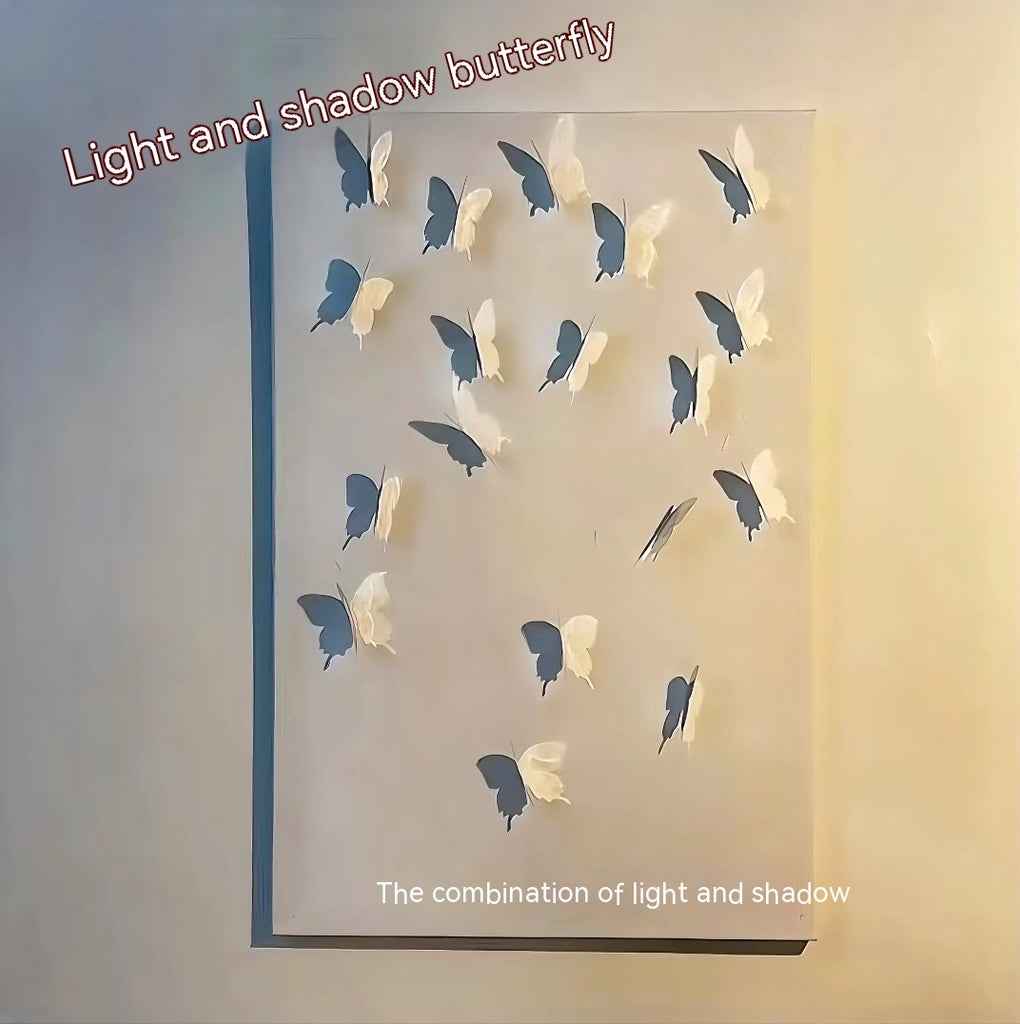 Moving Butterfly Light Shadow Butterfly Painting Handmade Material Package