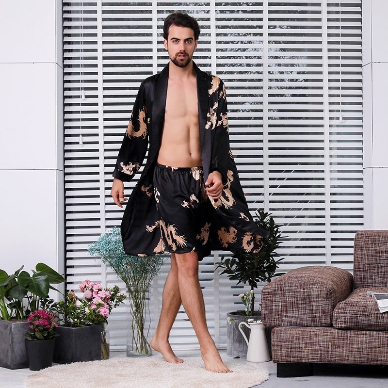 Men's Loose And Comfortable Printed Pajamas Loungewear