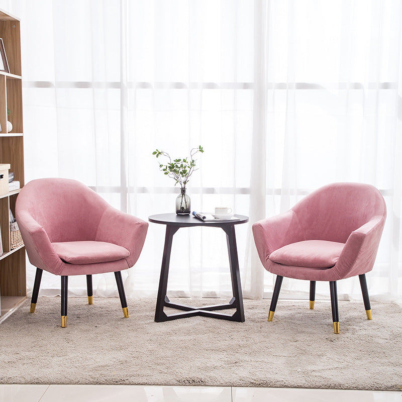 European Entry Lux Fabric Lounge Sofa Chair