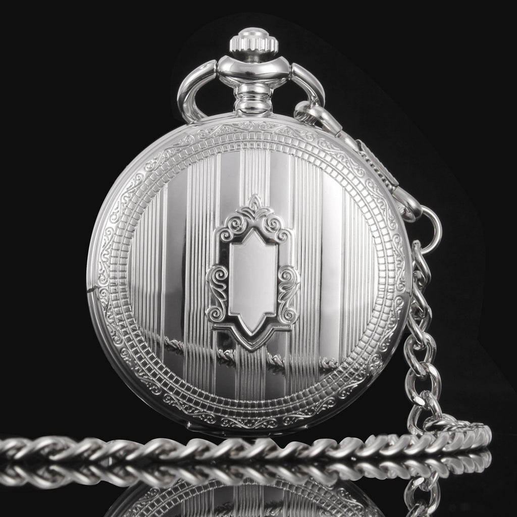 Shield Automatic Mechanical Pocket Watch Gifts For Men And Women